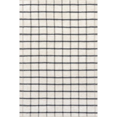 Nuloom Rowena Checked Wool Area Rug