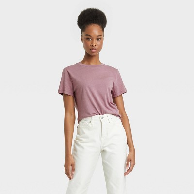 Women's Short Sleeve Slim Fit T-Shirt - A New Day™