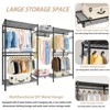HDZNVF Heavy Duty Garment Rack, Freestanding Closet Organizer - 2 of 4