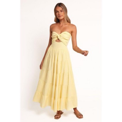 Petal and Pup Sitara Strapless Midi Dress