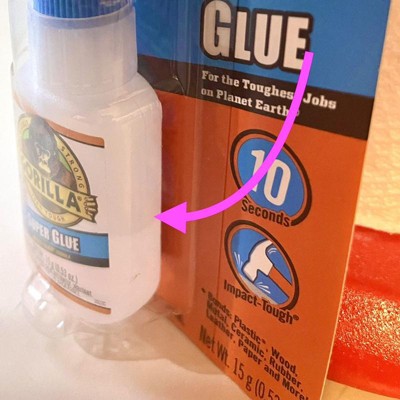 Gorilla Glue .35oz Super Glue With Brush & Nozzle : Target