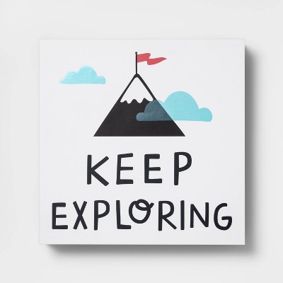 Keep Exploring Table Top Art - Pillowfort™