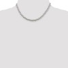 Black Bow Jewelry 6mm, Sterling Silver, Beaded Box Chain Necklace - 2 of 4
