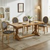 Akoasm Set of 2 Solid Wood Frame Dining Chairs with Nailhead Trim-Gray - 3 of 4