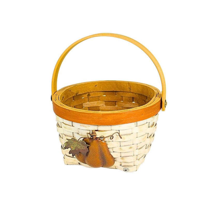 Boyds Bears Plush 5.5 Inch Kimberly's Punkin Harvest Baskets Home Accessory Decor St/3 Decorative Buckets, 3 of 5