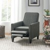 Modern Linen Push Back Recliner Chair for Adults, Wingback Armchair, Accent Chair for Living Room/Bedroom, Single Sofa Chair -Christopher Knight Home - 3 of 4
