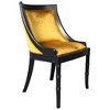 Design Toscano Emperor Caesar Neoclassical Swing Back Side Chair - 3 of 4