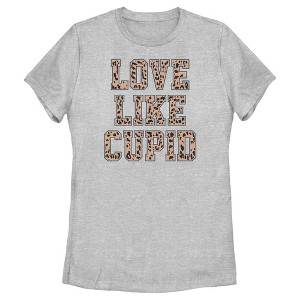 Women's Lost Gods Love Like Cupid Leopard T-Shirt - 1 of 4