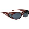 Jonathan Paul Fitovers Aviator Extra X-Large XL Unisex Designer Fitover Sunglasses Wear Over Rx/Presciption Eyeglasses - 2 of 3