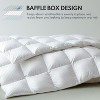 FAPO Down Feather Comforter Queen Size - High Fill Power All Season Duvet Insert, Luxurious Hotel Medium Warmth Bedding Comforter (90x90inch) - 4 of 4
