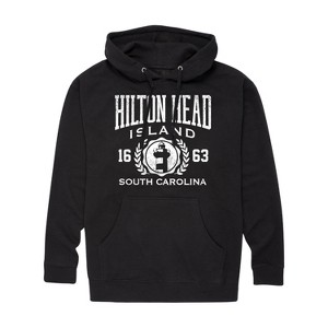 Men's - Instant Message - Hilton Head Island Collegiate Graphic Fleece Pullover Hoodie - 1 of 4