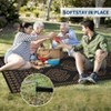 Outdoor Waterproof Rug - Reversible  Plastic Straw Mat for Patio, Camping & RV (UV Resistant,Foldable,Includes Carry Bag & Stakes) - 3 of 4