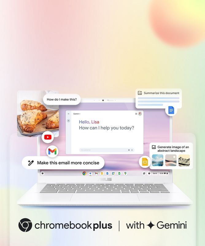 Generating an image of an abstract landscape
Generating a travel itinerary for your trip
Generating a concise version of your email