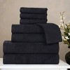 Honeycomb Waffle Border Cotton Medium Weight Towel Set by Blue Nile Mills - 2 of 4