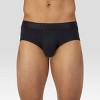 Hanes Originals Premium Men's SuperSoft Briefs 4pk -Teal Blue/Blue/Black - 3 of 4