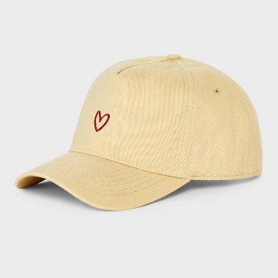 Men's Heart Baseball Hat - Goodfellow & Co™ Tan