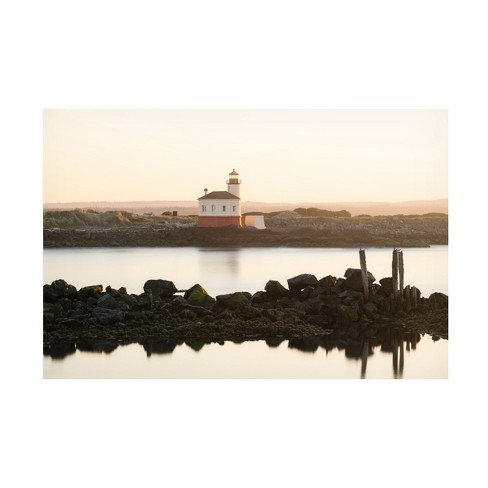 Trademark Fine Art - Richard Wong Coquille River Lighthouse Canvas Art - image 1 of 4