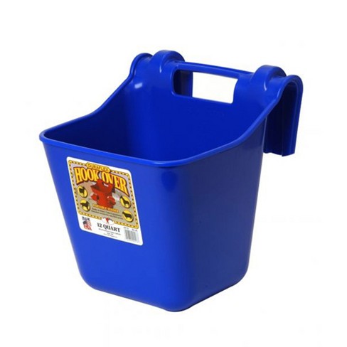 Little Giant P8fbpurple 2 Gallon All Purpose Heavy Duty Farm Flat Back  Plastic Buckets For Supplies, Toys, Laundry, And Water, Purple, (6 Pack) :  Target