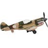 Curtiss P-40 Warhawk Fighter Aircraft Camouflage with Runway Section Diecast Model Airplane by Runway24 - 2 of 3