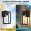 DAKAFUL Outdoor Wall Light Fixtures, Exterior Waterproof Lanterns - 3 of 4