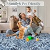 Area Rugs for Living Room Machine Washable Rugs, Non-Slip, Stain Resistant Soft Boho Vintage Carpet Low Pile Thin Rugs for Bedroom - 4 of 4