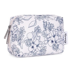 Narwey Small Cute Floral Makeup Bag for Purse Mini Cosmetic Bag - 1 of 3