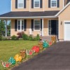 Big Dot of Happiness Tropical Luau - Tiki, Flower, and Leaf Lawn Decorations - Outdoor Hawaiian Beach Party Yard Decorations - 10 Piece - 3 of 4