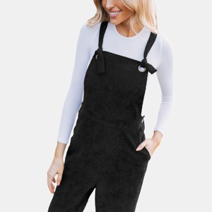 Women's Chic Corduroy Tie Strap Jumpsuit Overalls - Cupshe - 1 of 3