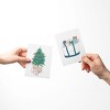Christmas Tree, Wreath, Tote Bag with Presents Winter/Holiday/Christmas Greeting Card Pack Sets (3 ct, Assorted) by Ramus & Co - 2 of 4