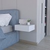 FM Furniture,Vienna Floating Nightstand, Sleek Wall-Mounted Design - 4 of 4