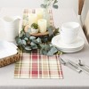 Design Imports Homespun Plaid Table Runner 13X108 - 2 of 4