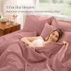 300 Thread Count Organic Cotton Percale Bed Sheet Set by Bare Home - 3 of 4