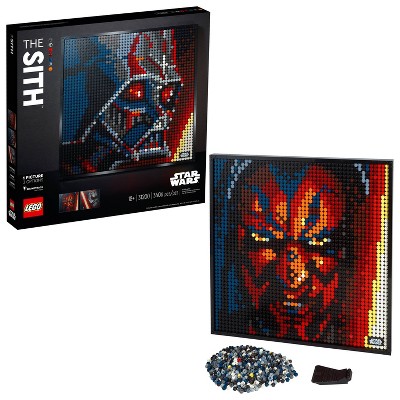 LEGO Art Star Wars The Sith Canvas Art Set Building Kit for Adults 31200