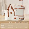 YONWAY 3 Piece Luggage Set, 20" Lightweight Expandable Carry On Luggage Set Hardshell, with TSA Lock & Spinner Wheels (White) - 3 of 4
