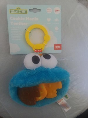 cookie monster teething toy