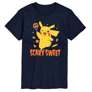 Men's - Pokémon - Pikachu Scary Sweet Short Sleeve Graphic T-Shirt - 1 of 4