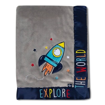 Image of Fisher-Price Space Explorer Blanket - Gray