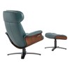 Spruce&Spring Swivel Recliner Chair with Ottoman Set and Adjustable Headrest - 3 of 4
