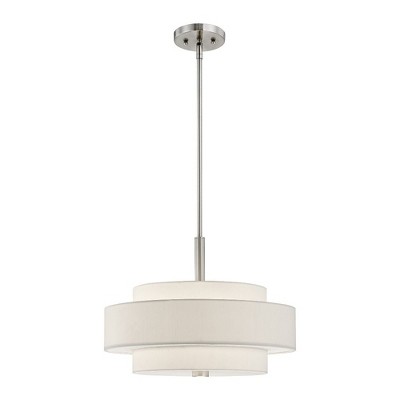 Livex Lighting Meridian 4 - Light Pendant in  Brushed Nickel