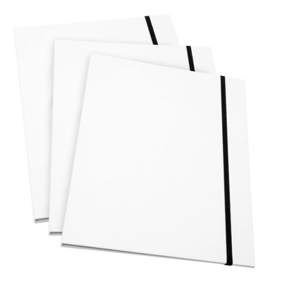 Paul 3pk Letter Size Classification Folders White - Bigso Box of Sweden