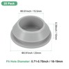 Unique Bargains Rubber Corrosion-Resistant Silicone Snap-in Locking Hole Plugs Gray - 3 of 4