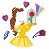DIAMOND DOTZ, DOTZ Box Disney Beauty and the Beast Belle POW-ER Diamond Art Painting Kit 11" X 11" - 2 of 4