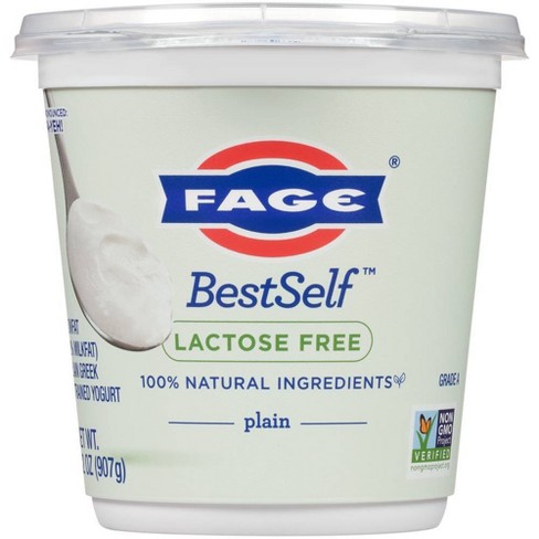 FAGE BestSelf Lactose Free Low Fat Plain Greek Yogurt - 32oz - image 1 of 3