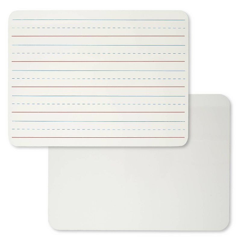 12pk Dry Erase Class Pack Lap Boards 2-Sided Plain/Lined - Charles Leonard, 2 of 5