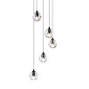 Elegant Lighting Eren 5 lights Black pendant - 3 of 4