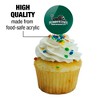 Plymouth State University Primary Logo Cupcake Picks Toppers Decoration Set of 6 - 3 of 4