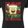 Women's - SpongeBob SquarePants - I'm Ready For Christmas Fitted Graphic T-Shirt - 2 of 4