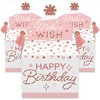 Big Dot of Happiness Pink Rose Gold Birthday - Treat Box Party Favors - Happy Birthday Party Goodie Gable Boxes - Set of 12 - 2 of 4