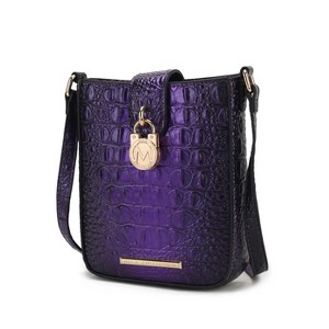 MKF Collection Avery Faux Crocodile Embossed Gradient Stylish crossbody bag for women by Mia K - 1 of 4