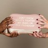 Friendship Cosmetic Bag Faux Leather - 3 of 4